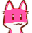 Emoticon Red Fox kiss and shame